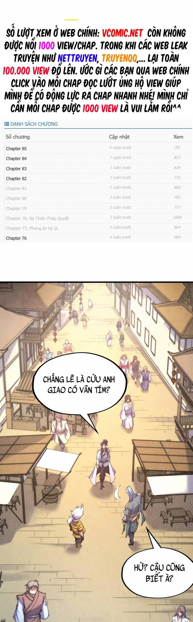 Vạn Cổ Chí Tôn chapter 171 - Upload bởi truyensieuhay.com