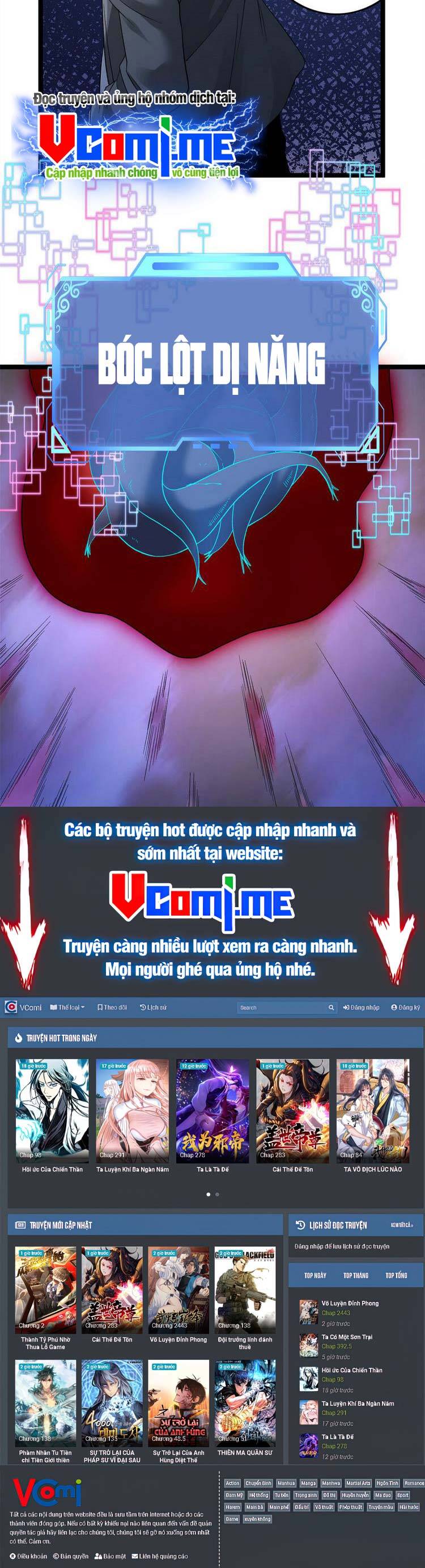 Ta có 999 loại dị năng chapter 131 - Upload bởi truyensieuhay.com