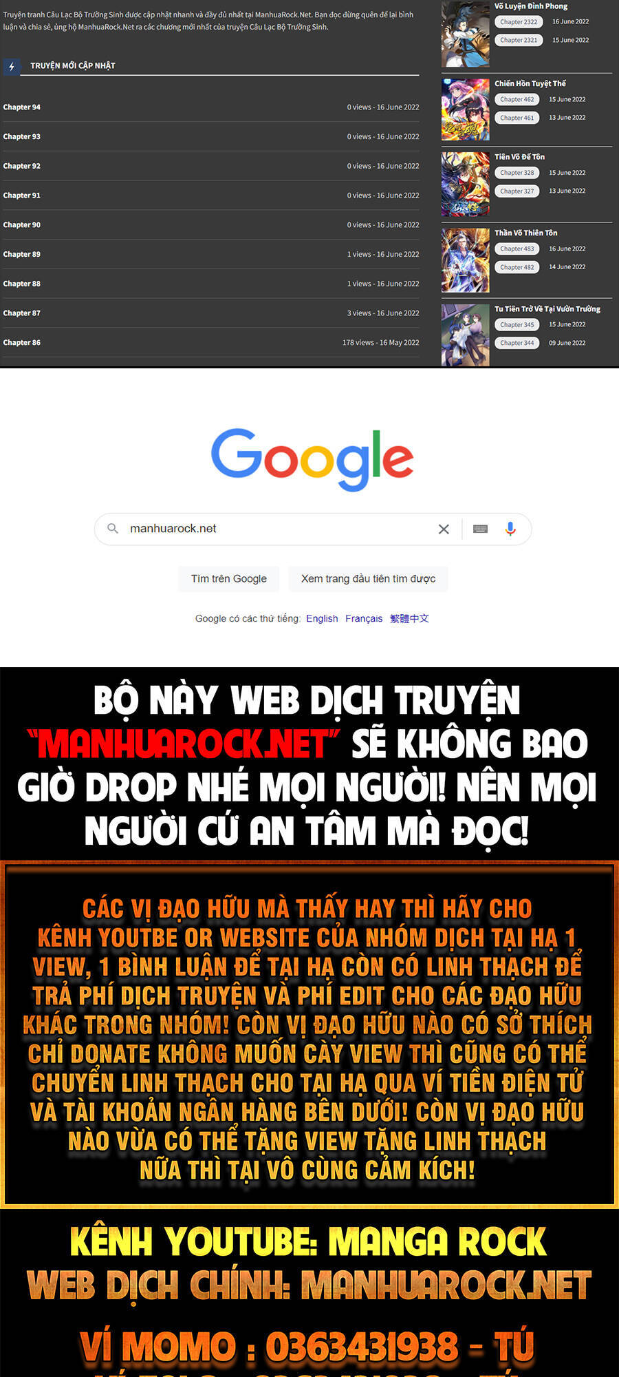 Câu Lạc Bộ Trường Sinh chapter 75 - Upload bởi truyensieuhay.com