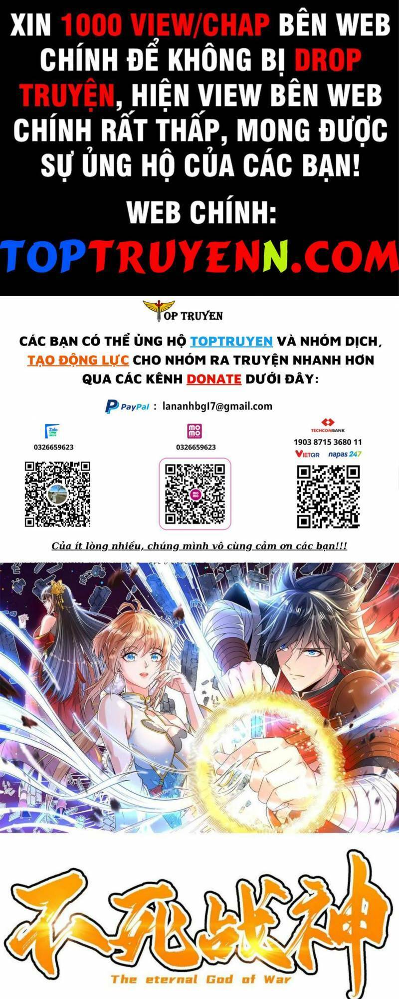 Chiến Thần Bất Tử chapter 31 - Trang 1