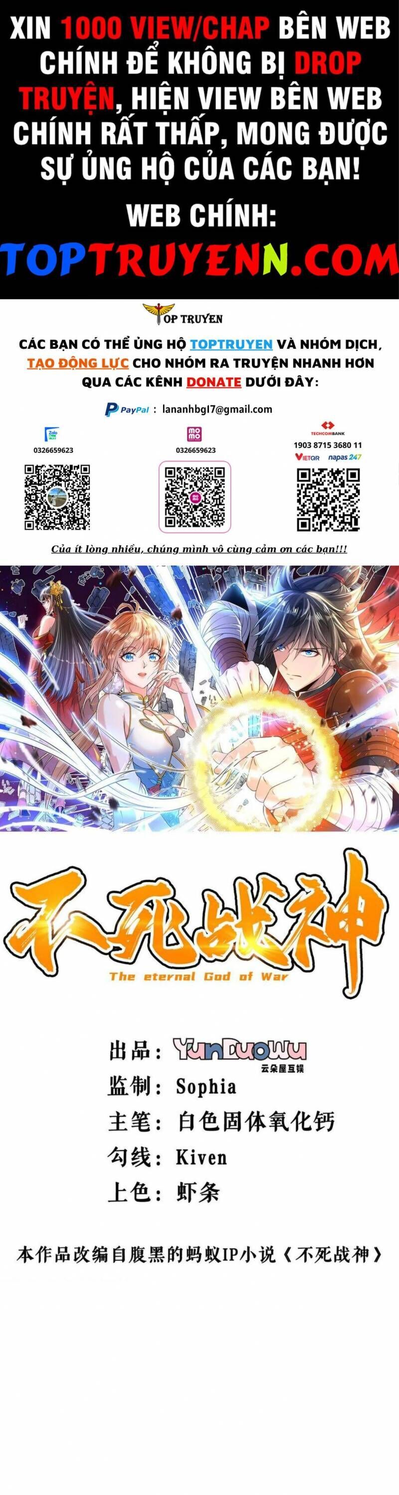 Chiến Thần Bất Tử chapter 33 - Trang 1