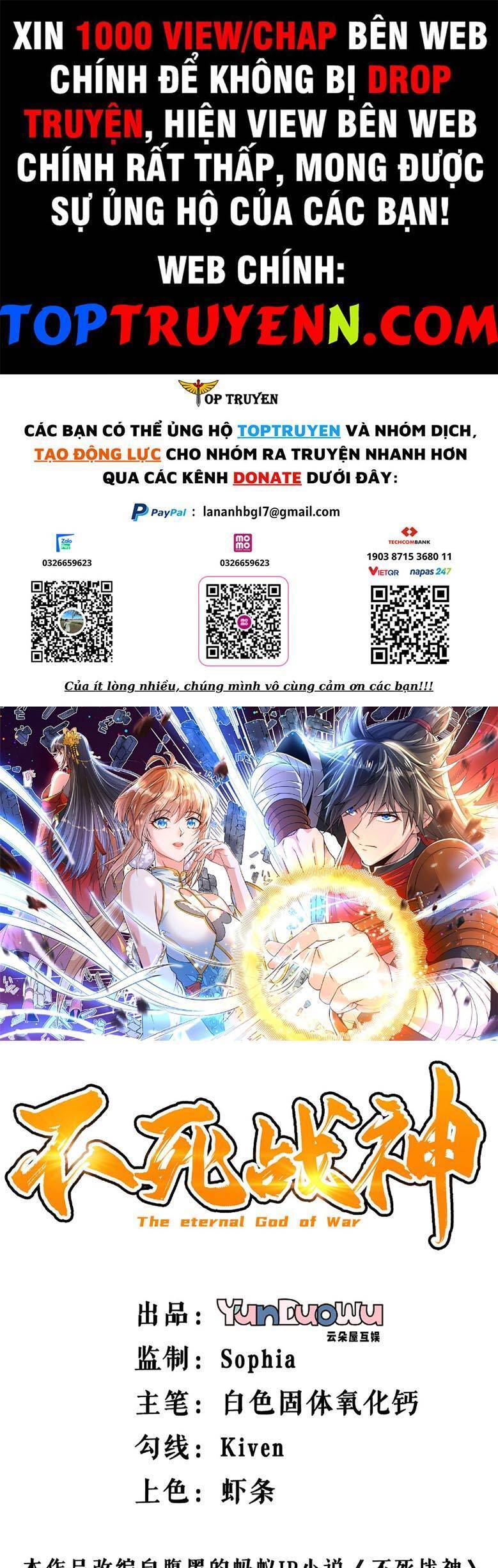 Chiến Thần Bất Tử chapter 36 - Trang 1