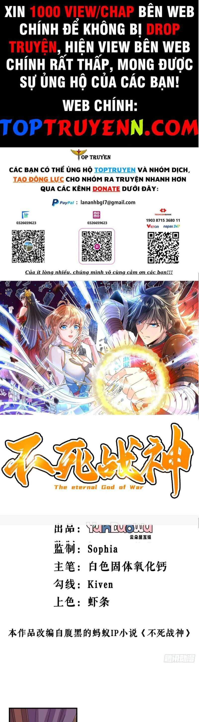 Chiến Thần Bất Tử chapter 55 - Trang 1