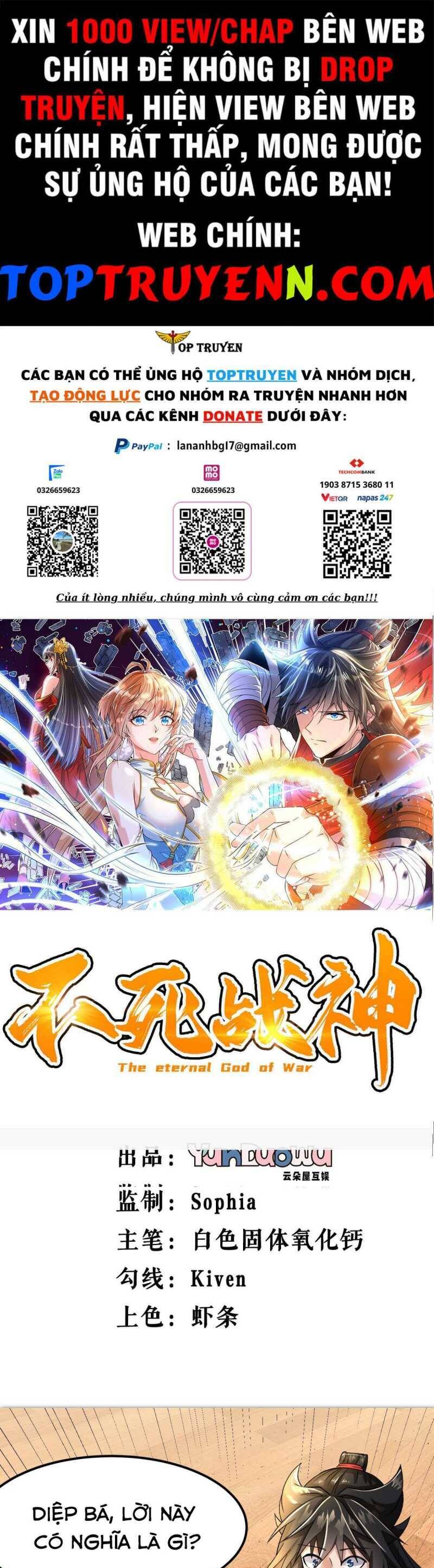 Chiến Thần Bất Tử chapter 57 - Trang 1