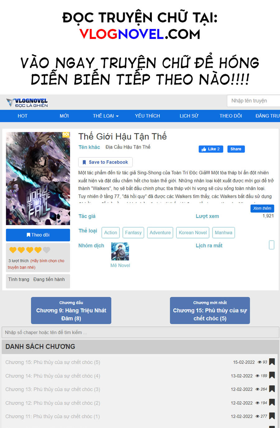 Thế Giới Sau Tận Thế chapter 9 - Upload bởi truyensieuhay.com