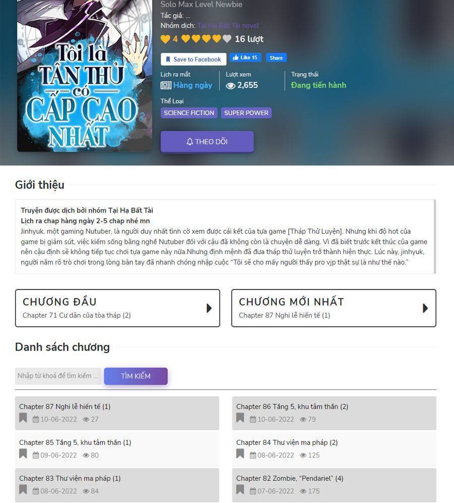 Người Chơi Mới Cấp Tối Đa chapter 51 - Upload bởi truyensieuhay.com