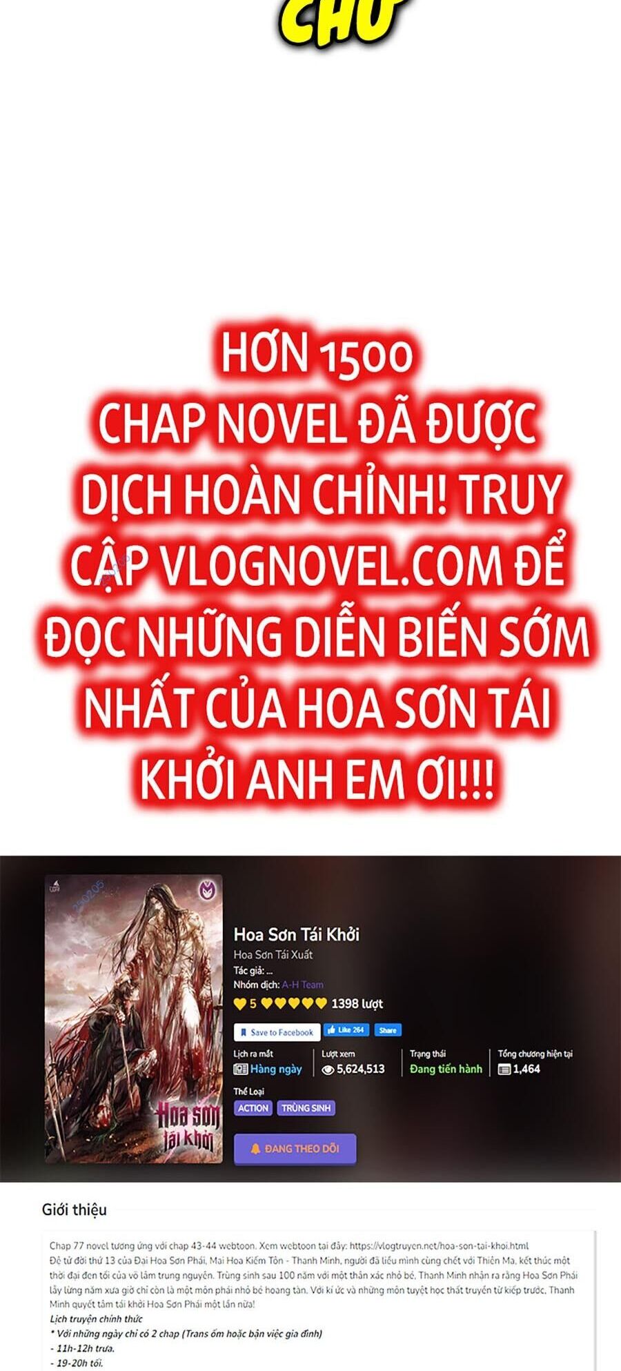 Hoa Sơn Tái Xuất chapter 106 - Upload bởi truyensieuhay.com