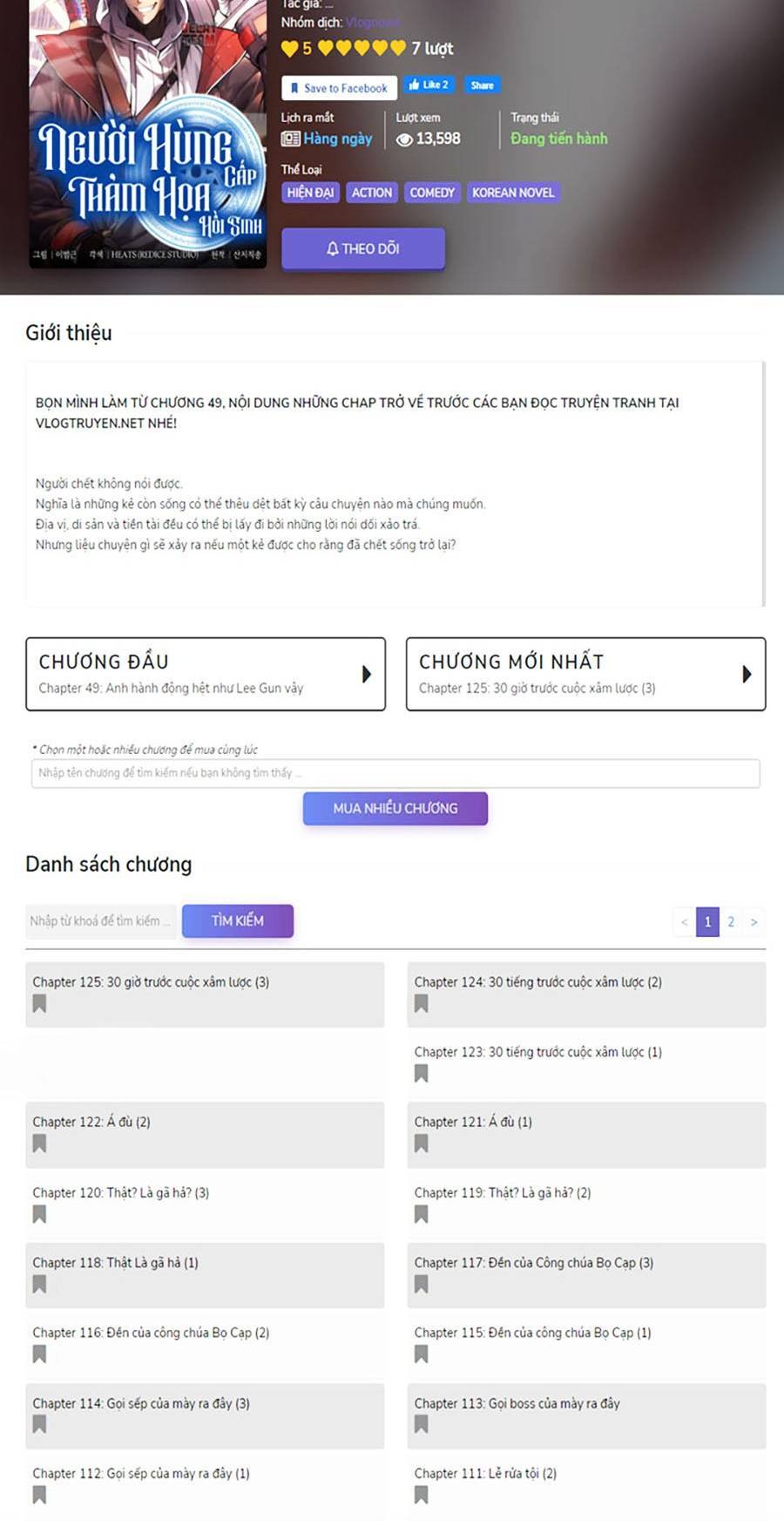Sự Trở Lại Của Anh Hùng Cấp Thảm Họa chapter 41 - Upload bởi truyensieuhay.com