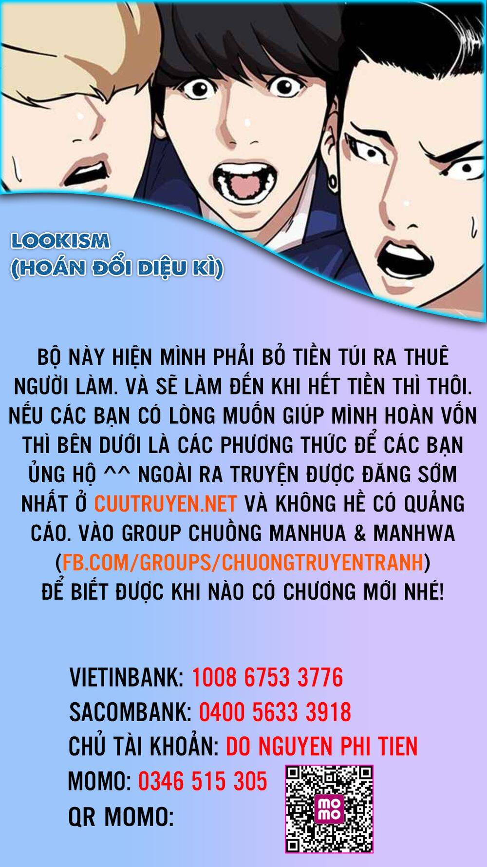 Lookism - Hoán Đổi Diệu Kỳ hoán đổi diệu kỳ - chapter 239 - Upload bởi truyensieuhay.com