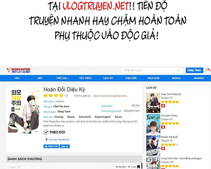 Lookism - Hoán Đổi Diệu Kỳ hoán đổi diệu kỳ - chapter 295 - Upload bởi truyensieuhay.com